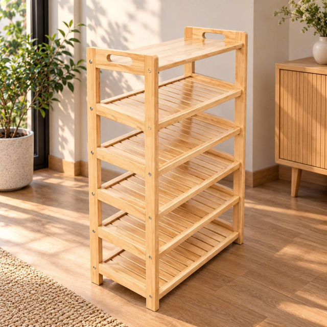 Kệ Dép 6 Tầng 60cm Có Quai Xách 